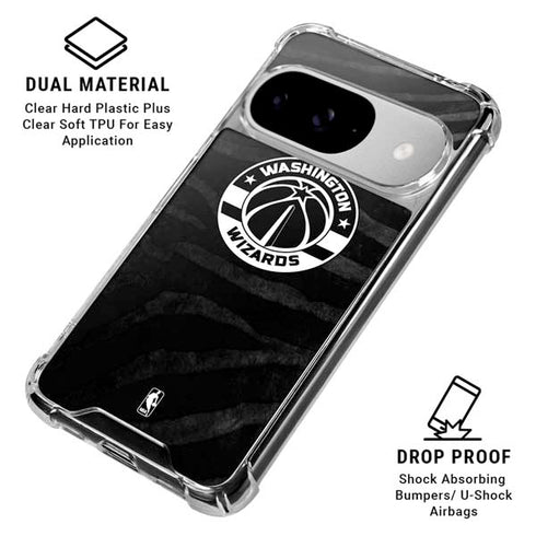NBA Washington Wizards Animal Print Google Pixel 10 Clear Case